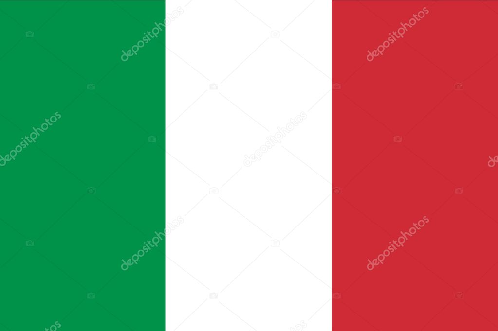 Italian flag illustration