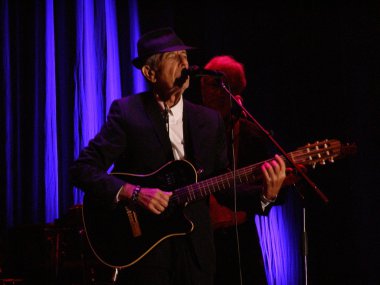 Leonard Cohen - Florence 2010 clipart