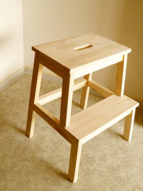 Beech wood board step stool