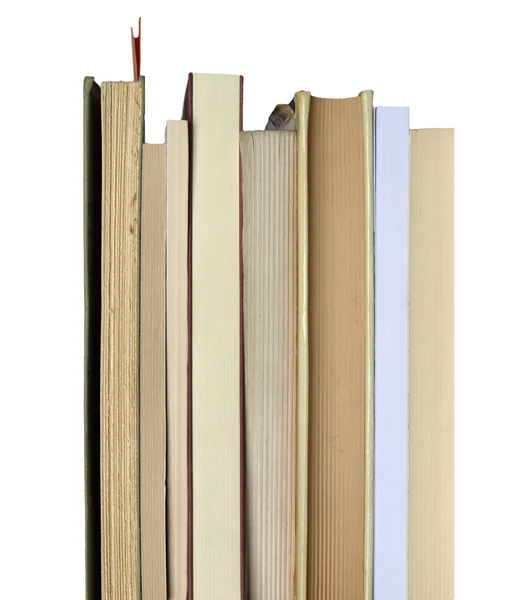 Serie van boeken over een stapel — Stockfoto