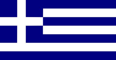 Flag of Greece clipart