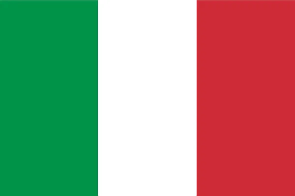 Olasz zászló — Stock Vector