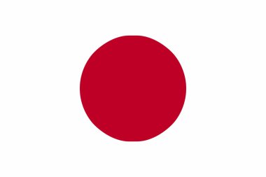 Japanese flag clipart