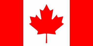 Canada flag clipart