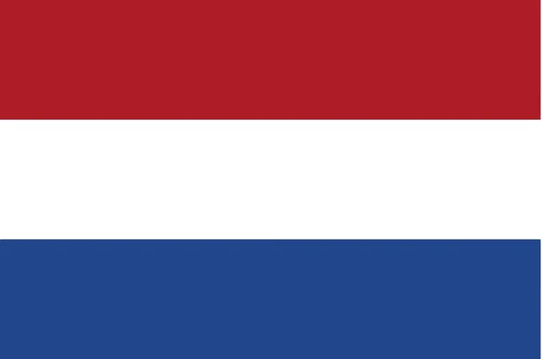 オランダ語の旗と言語のアイコン 単離されたベクトル図 — ストックベクタ