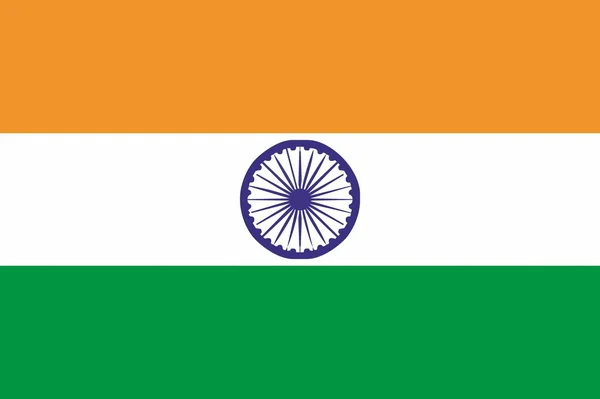 Bandeira Índia — Vetor de Stock