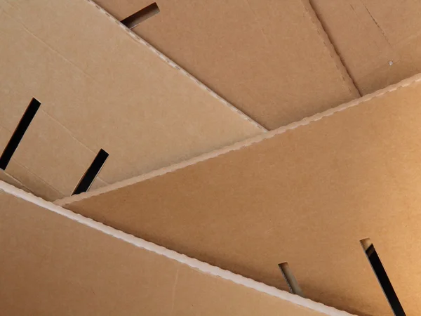 Corrugated cardboard — Stock Photo, Image