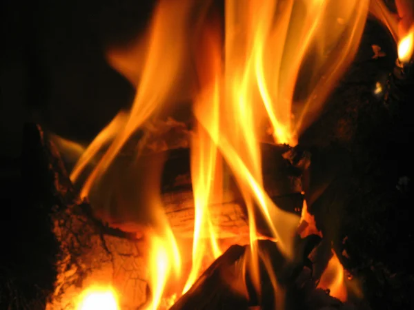 Flammor + Royaltyfria Stockbilder