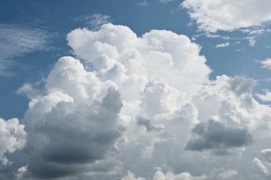 Cumulus bulutları arka planı için