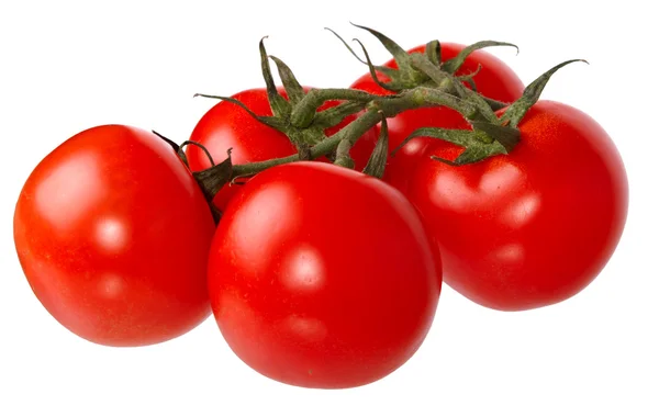 Fresh red tomatoes isolated on a white background. — Stock Photo, Image