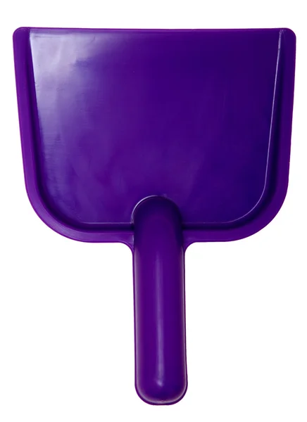 Children's toy plastic dustpan isolated on a white background. — Stock Photo, Image