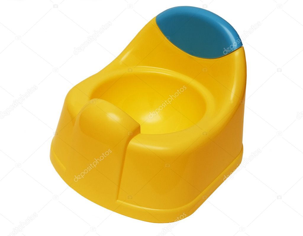 Potty on a white background (isolated).