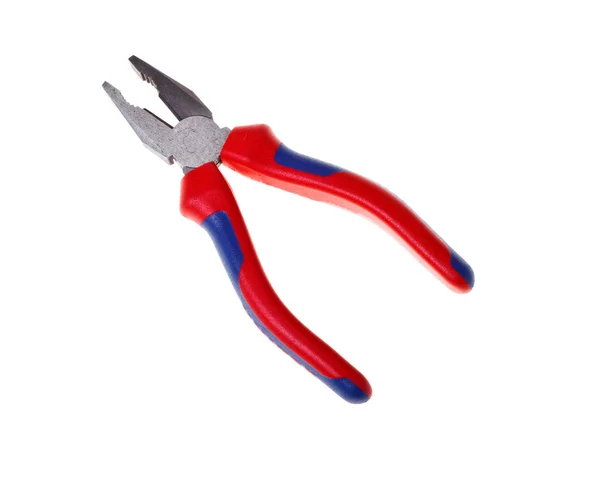 Pliers with dielectric handles (isolated). — Stock Photo, Image