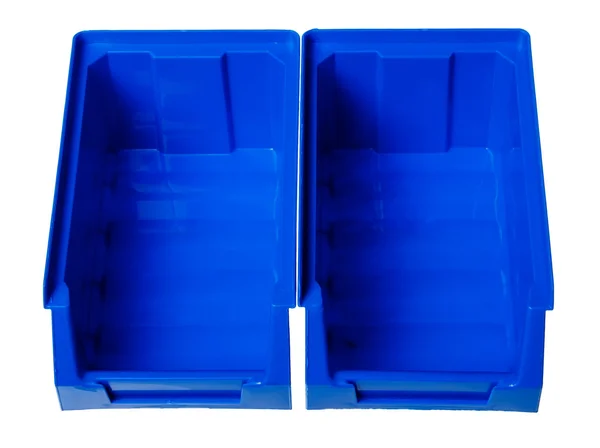 Caixa de hardware (caixa de armazenamento) isolado em um fundo branco . — Fotografia de Stock