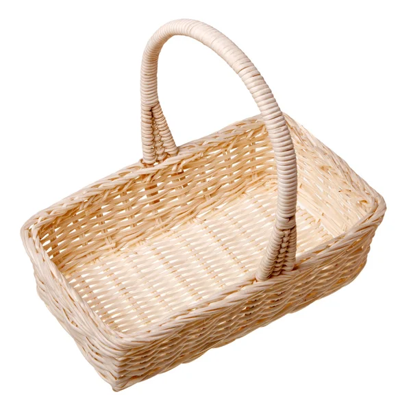 A small basket isolated on white background. Stock Photo