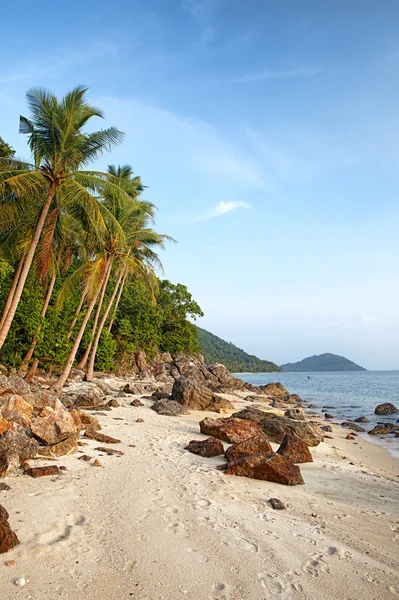 Koh Samui rocky beach — Stock Photo, Image
