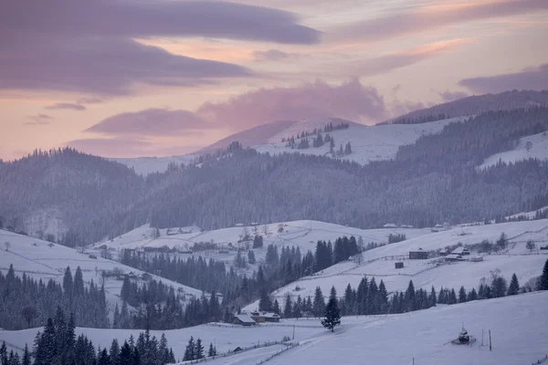 Kış Dağı Manzarası — Stok fotoğraf