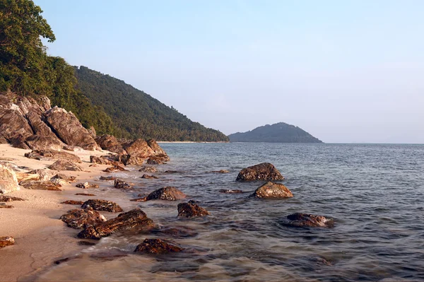 岛苏梅岛岩石海滩泰国 — 图库照片