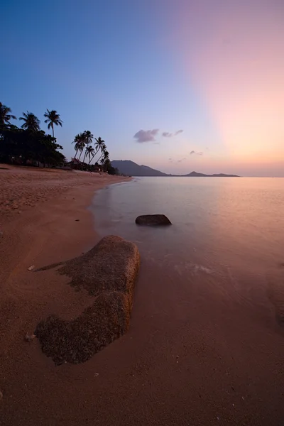 Sunrise at Lamai beach — Stock Photo, Image