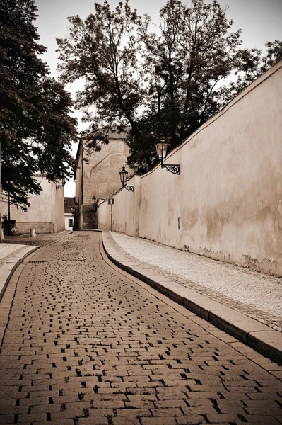 Eski Prag sokak — Stok fotoğraf