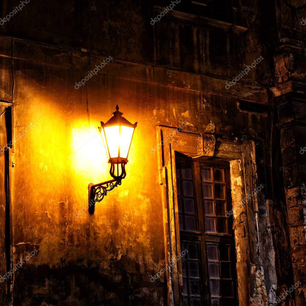 Old fashioned street light — Stock Photo © khoroshkov #9186442