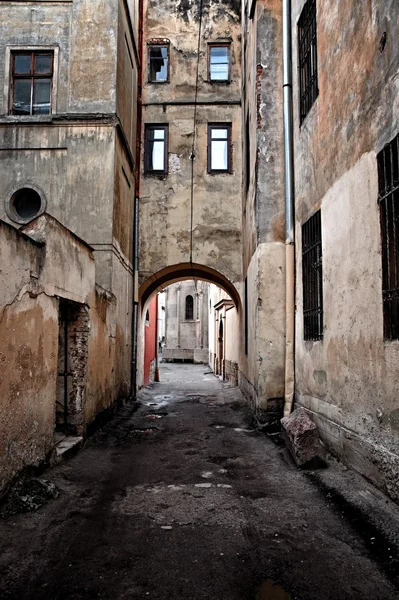 Старая улица Праги — стоковое фото