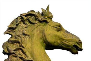 Bronze statue of horse clipart