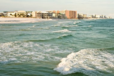 Florida gulf coast beach clipart