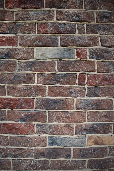 Ziegelsteinmauer — Stockfoto
