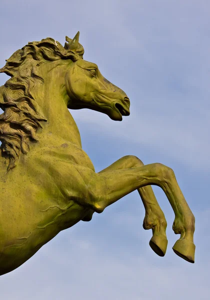 Statue de cheval en bronze — Photo
