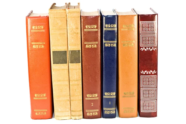 Стопка старинных книг — стоковое фото