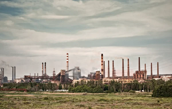石炭燃焼発電所 — ストック写真