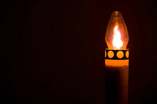 Lanterna ardente — Fotografia de Stock