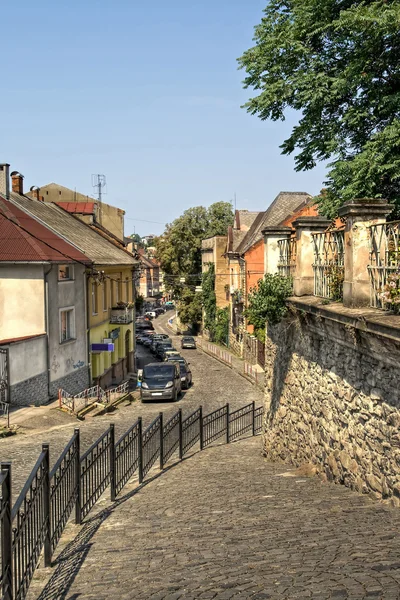 老的欧洲小镇的街道 — 图库照片