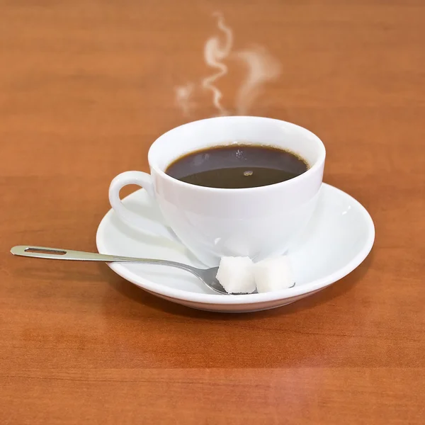 Lezzetli bir fincan kahve — Stok fotoğraf