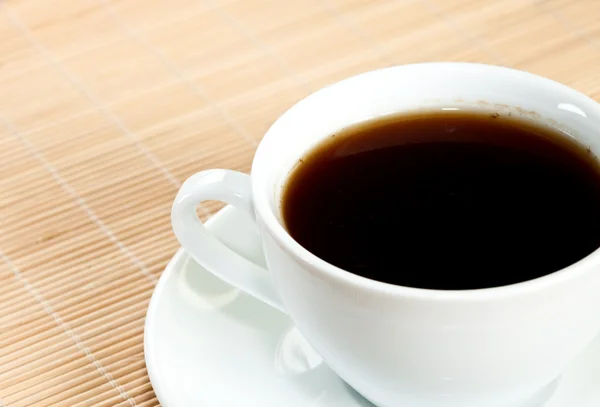 Vit kopp kaffe — Stockfoto
