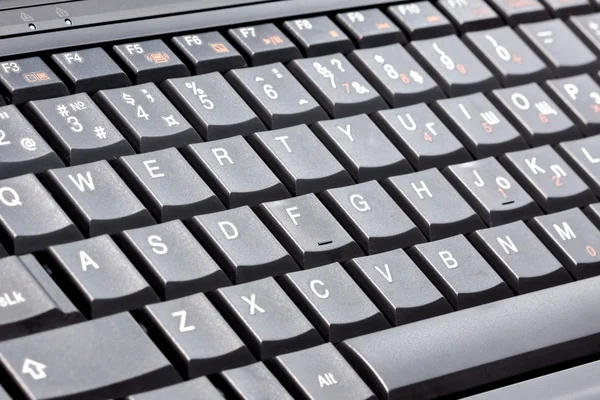 Tastiera di computer portatile moderno — Foto Stock