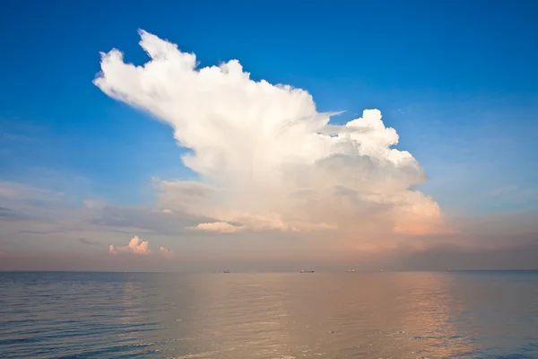 stock image Blue sky and storm clouds background