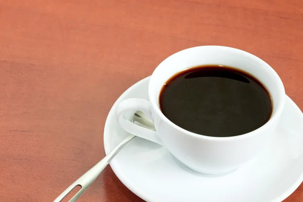 Beker voor espresso op tafel — Stockfoto