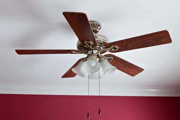 Big Fan with lamp — Stock Photo, Image