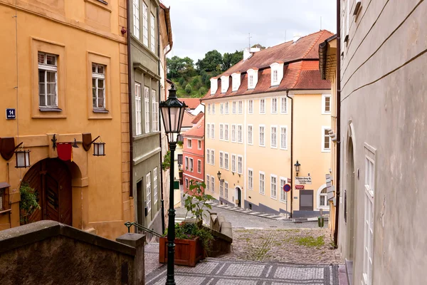 Oude straten van Praag — Stockfoto