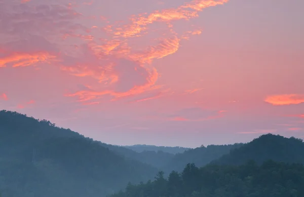 Smoky Mountain nascer do sol — Fotografia de Stock