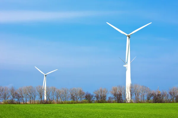 Moc turbin wiatrowych — Zdjęcie stockowe