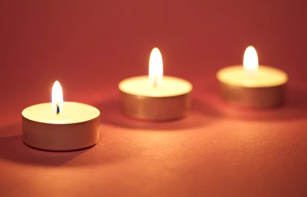 Drei Kerzen — Stockfoto