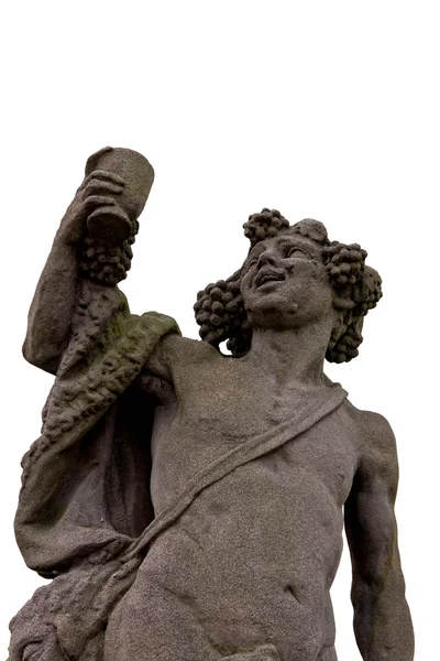 ワイン ディオニソスのギリシャの神の像 — ストック写真