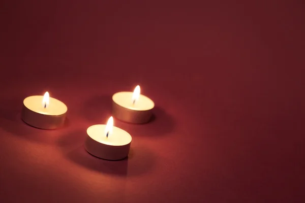 三个蜡烛 — 图库照片
