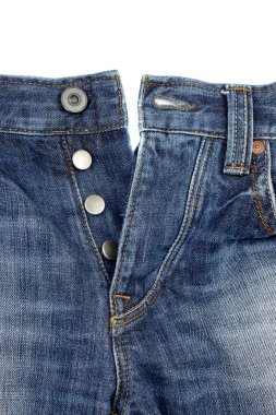 Close up of blue jeans clipart