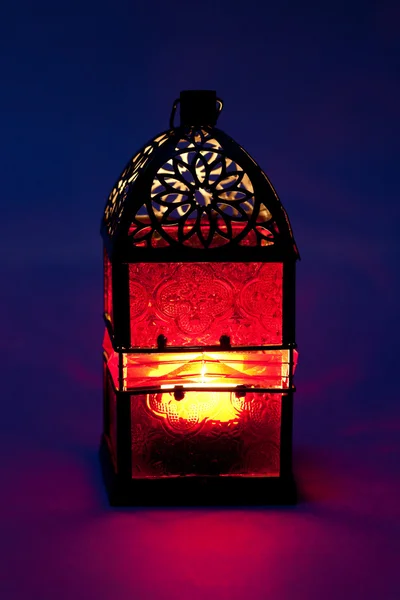 Burning lantern — Stockfoto