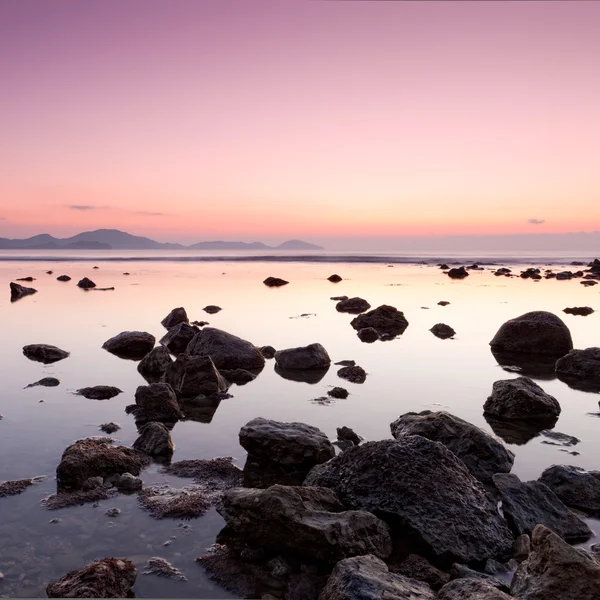 Bunter Sonnenaufgang — Stockfoto