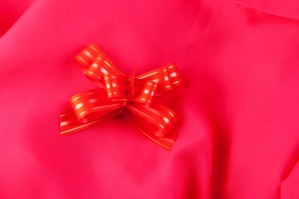 Rode decoratieve lint — Stockfoto